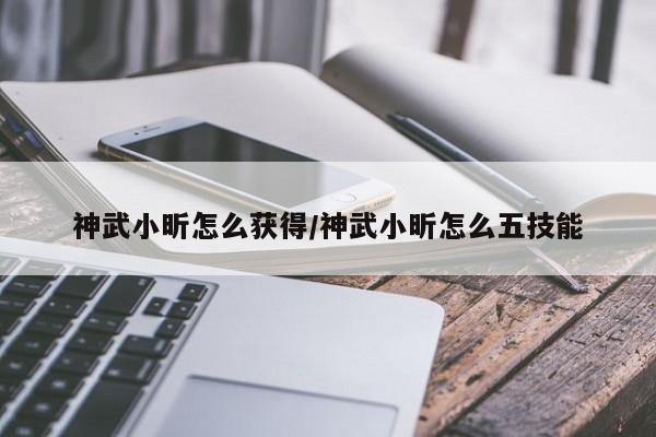 神武小昕怎么获得/神武小昕怎么五技能